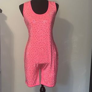 Bright Pink Sequins Jumper